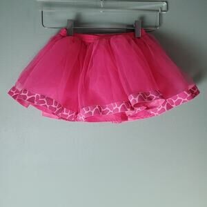 Gymboree Lovable Giraffe Toddler Girls Pink Giraffe Tutu Skirt Size 2T
